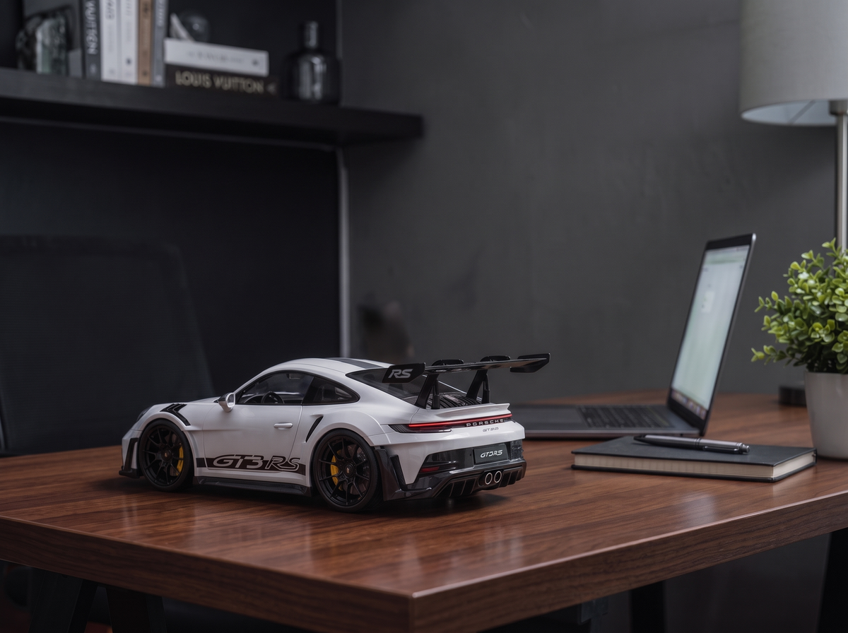 Plain desk without the Aromotors diffuser