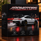 Aromotors premium gift box packaging